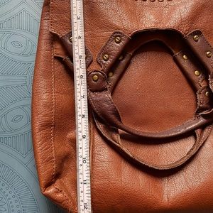 The Sak leather saddle bag